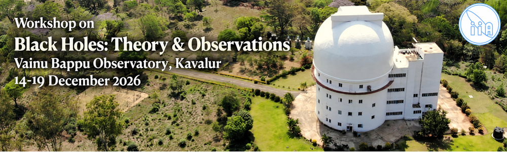IIA - Kavalur Black holes workshop 2026